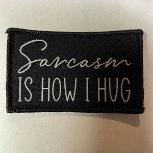 Funny/Sarcastic 2x3 hook & Loop Patch